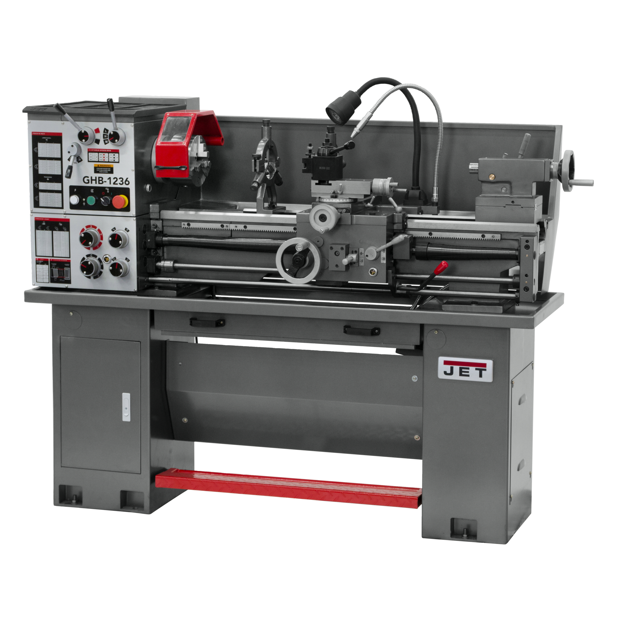 Jet GHB-1236 Geared Head Bench Lathe in Jet Metalworking, Turning ...