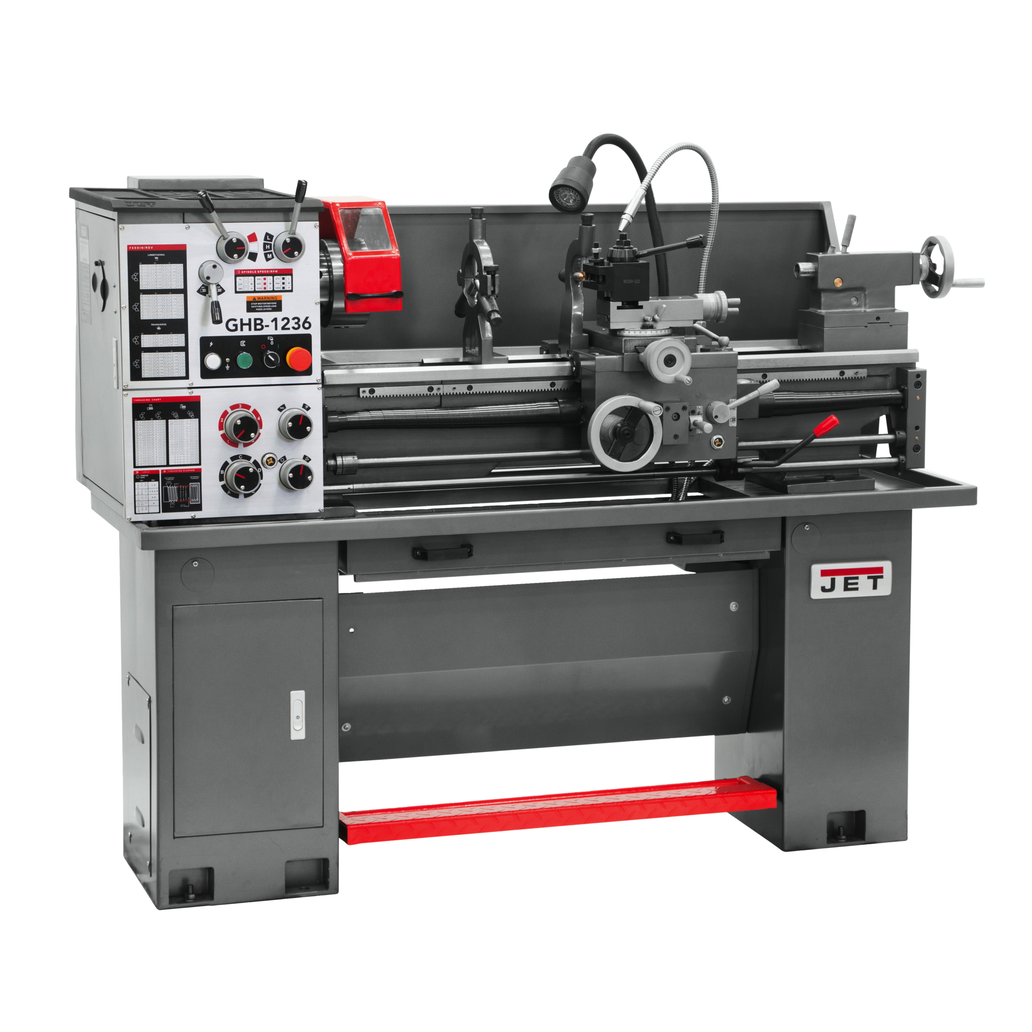 Jet GHB-1236 Geared Head Bench Lathe in Jet Metalworking, Turning ...