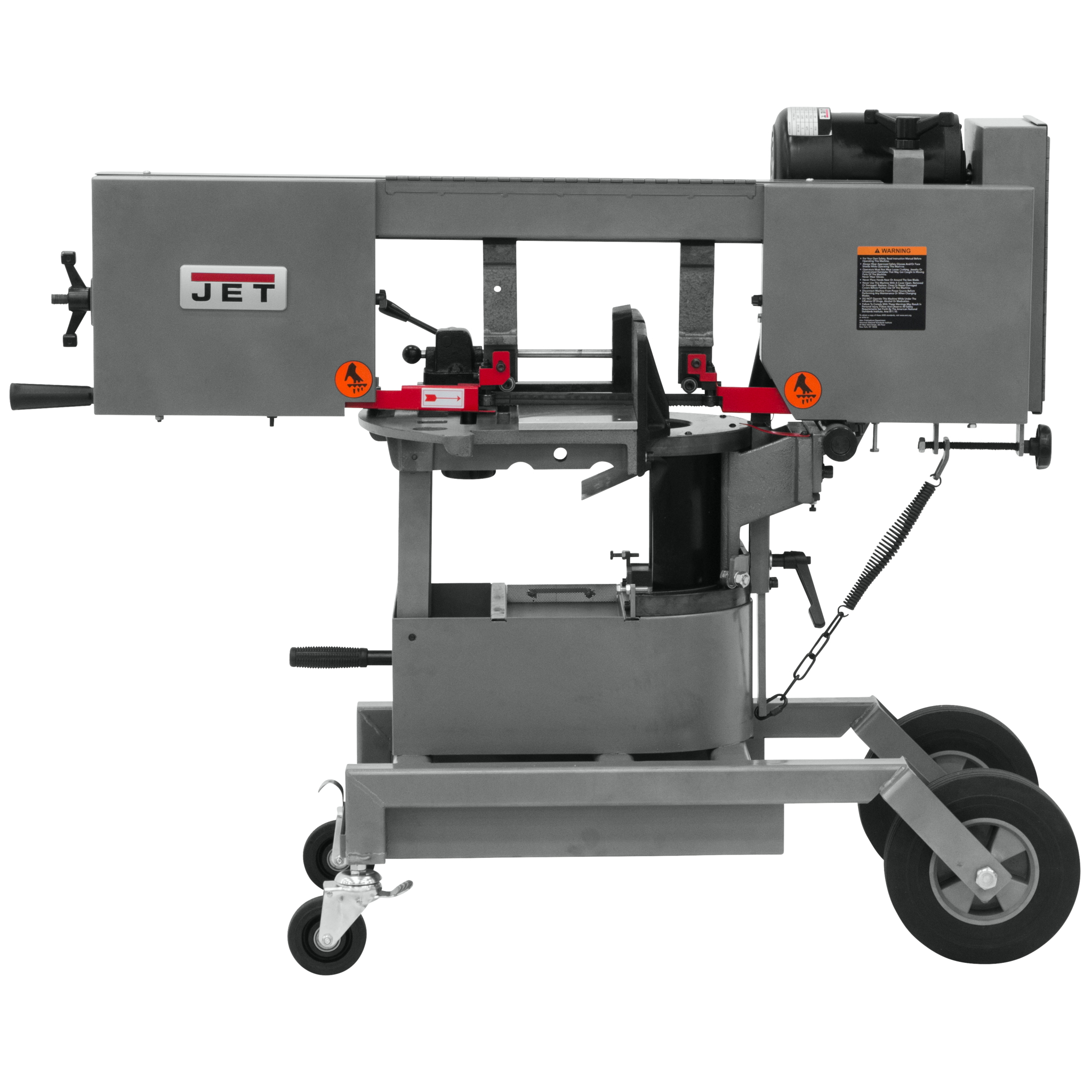 Jet The Jet JET 8” Horizontal/Vertical Dual Mitering Portable Band Saw ...