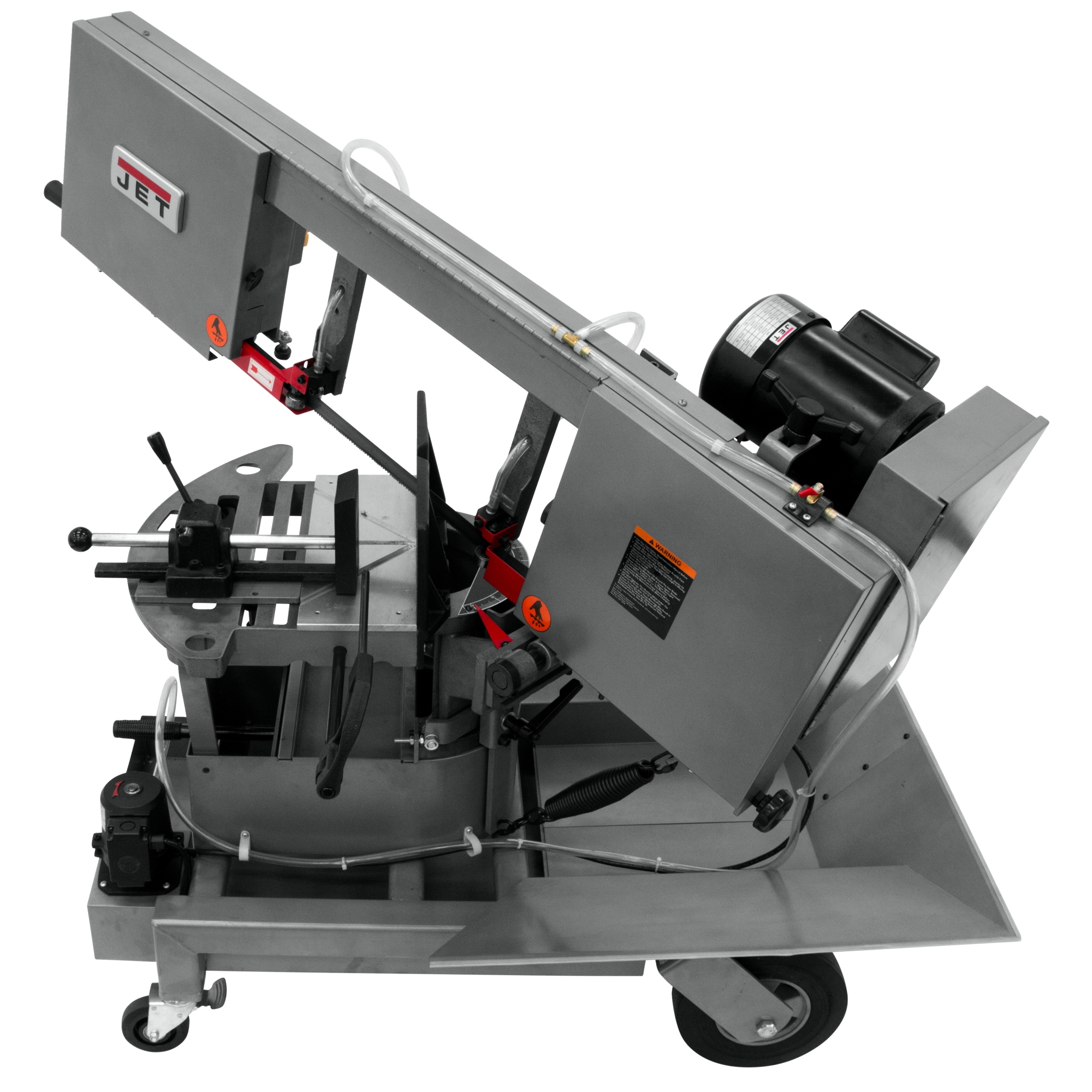 Jet The Jet JET 10” Horizontal/Vertical Dual Mitering Portable Band Saw , 1HP, 115V, 1 Ph in