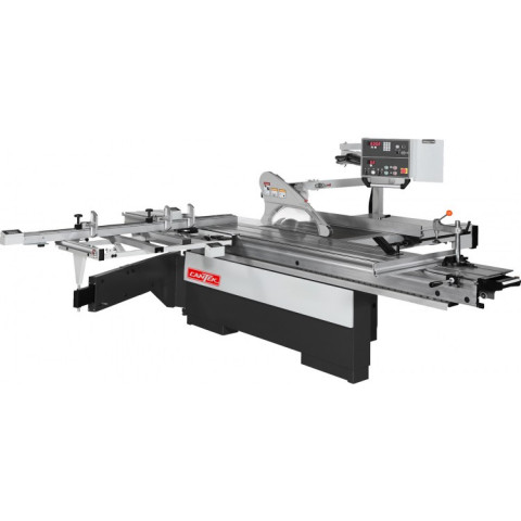 Cantek 5 HP Single Phase 8’ Sliding Table Saw with Scoring D405M-8